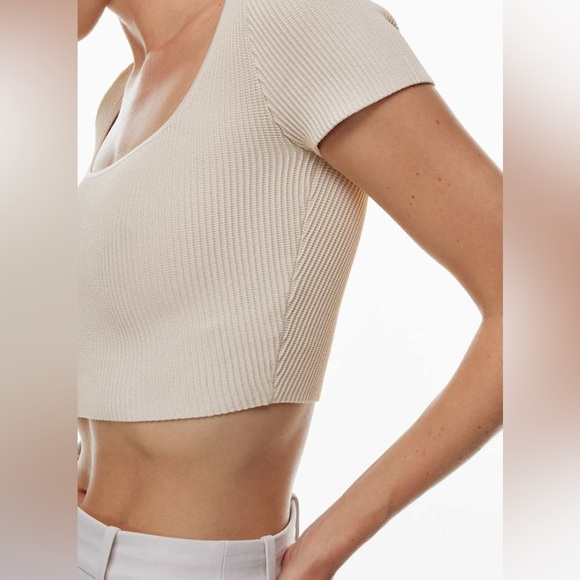 Babaton Sculpt Knit Squareneck Top - Picture 3 of 8